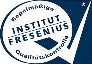 [Translate to Spanish:] Logo of the independent German Fresenius Institute