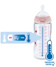 NUK First Choice Plus baby bottle with temperature control Latex